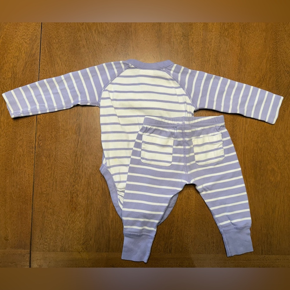 Hanna Andersson Organic Cotton Wiggle Set Bundle - Purple & Pink - Picture 6 of 7
